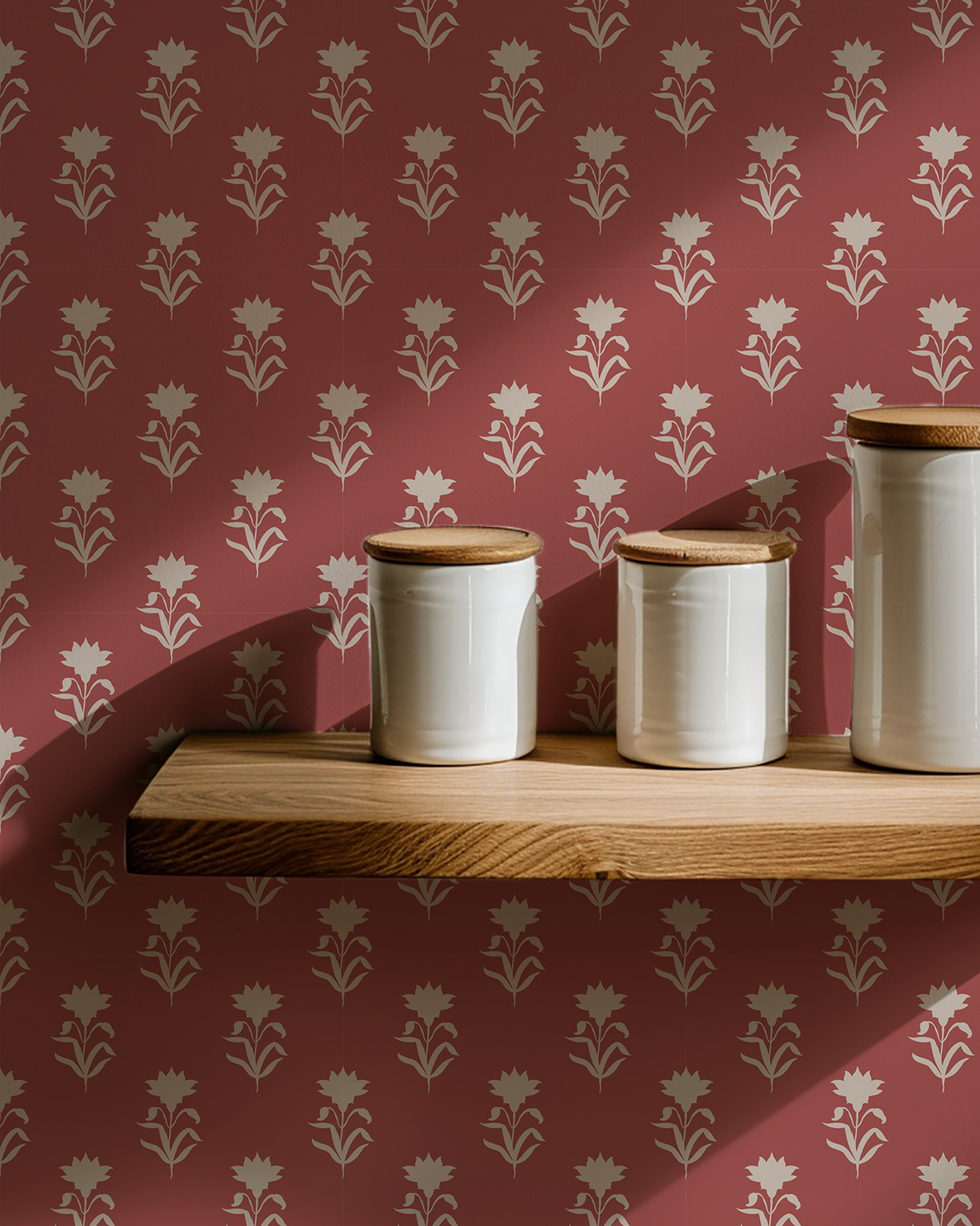 Lotus Whisper Wallpaper - Brick