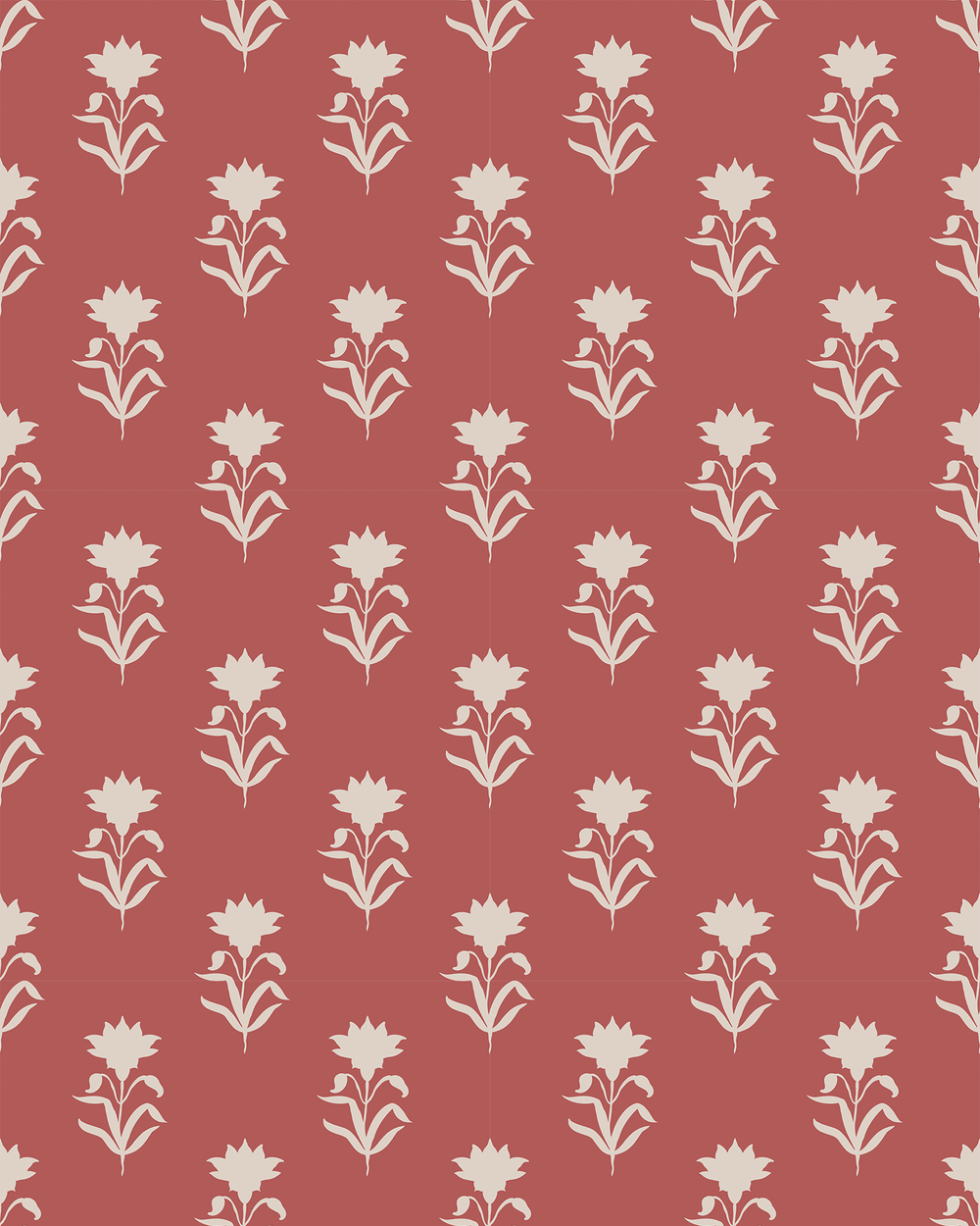 Lotus Whisper Wallpaper - Brick