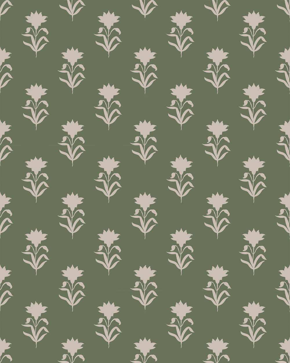 Lotus Whisper Wallpaper - Pine