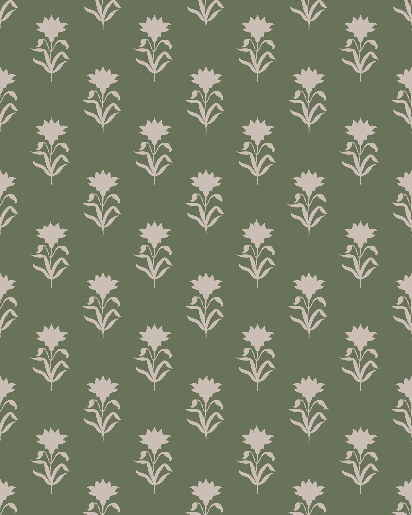 Lotus Whisper Wallpaper - Pine