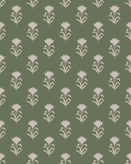 Lotus Whisper Wallpaper - Pine