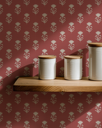 Lotus Whisper Wallpaper - Brick