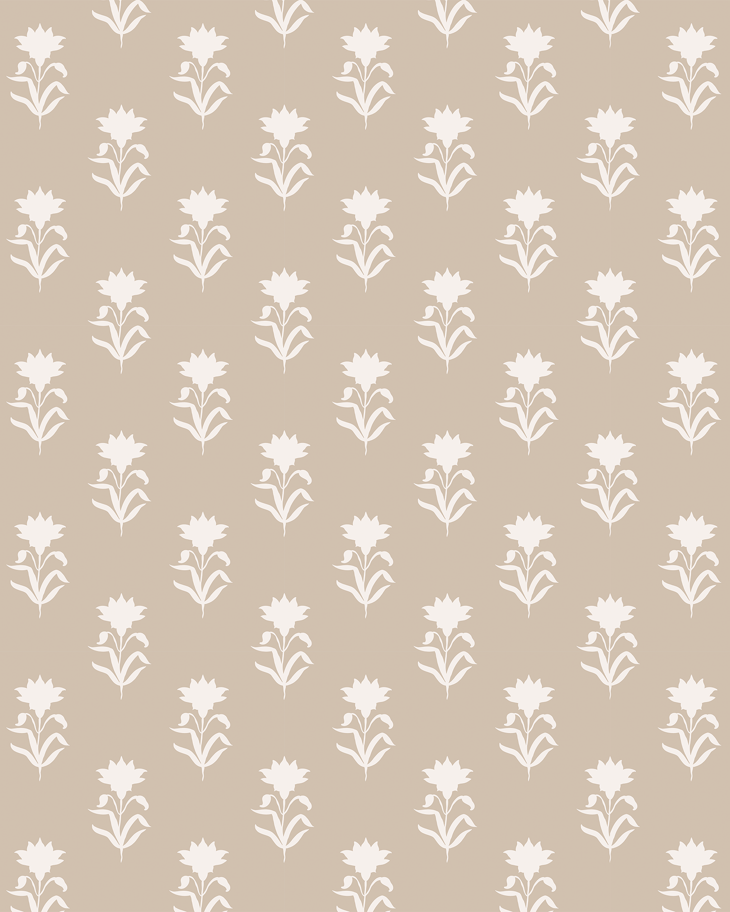 Lotus Whisper Wallpaper - Sand