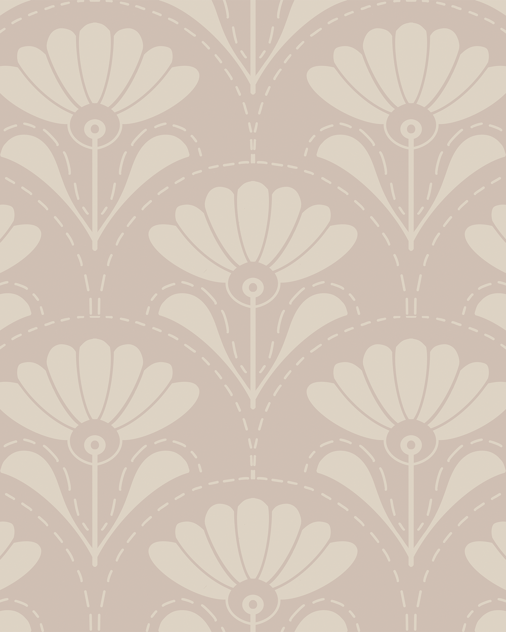 Bloom Wallpaper - Sandstone