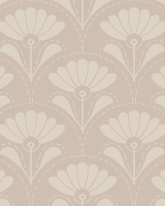 Bloom Wallpaper - Sandstone