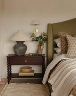 Spindle Wood Side Table