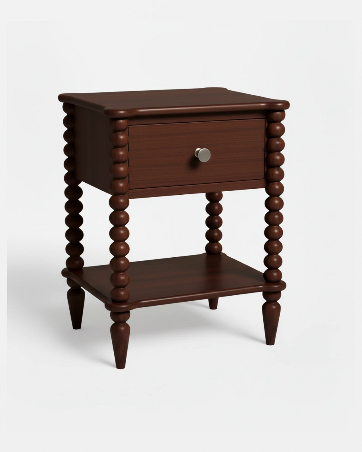 Spindle Wood Side Table
